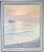 Schilderij, Henk Dekker, marine op zee, midden 20e eeuw, Antiek en Kunst, Ophalen of Verzenden