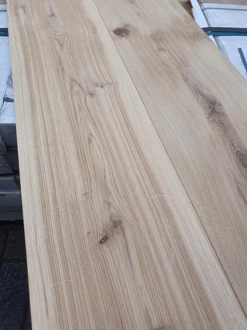 RESTPARTIJ 48 M2 EIKEN XL MULTITOP 24 CM BREED!, Huis en Inrichting, Stoffering | Vloerbedekking, Nieuw, Parket, Wit, Ophalen of Verzenden