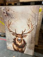 Canvas hert / kerst xl €15,- afhaal, Ophalen, Nieuw