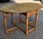 Ovale Grenen Klaptafel - 145x100cm, Huis en Inrichting, Ophalen, Gebruikt, 100 tot 150 cm, 50 tot 100 cm