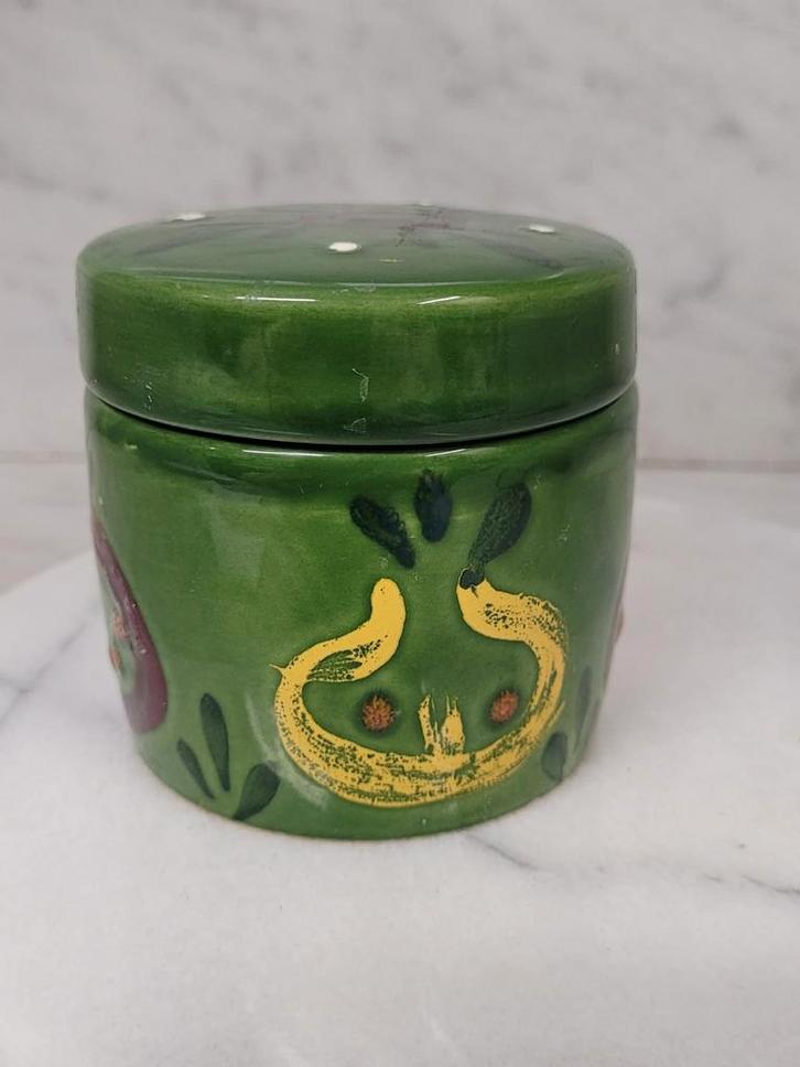 Vintage keramische dekselpot - Zell am Harmersbach - 70's, Antiek en Kunst, Antiek | Keramiek en Aardewerk, Ophalen of Verzenden