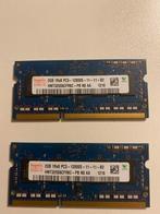 Hynix 2x2GB DDR3 Laptop RAM, Computers en Software, RAM geheugen, Gebruikt, DDR3, Ophalen of Verzenden, 2 GB