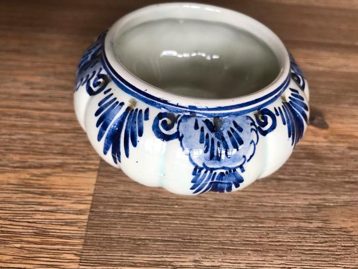 Kleine potje/ bakje Delfts Arca,blauw 9cm x4 cm zie foto’s, Antiek en Kunst, Antiek | Keramiek en Aardewerk, Ophalen of Verzenden