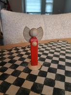 Zweeds Scandinavisch design houten engeltje rood 11 cm, Ophalen of Verzenden