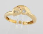Prachtige 18 karaat Gouden Dames Ring met 3 Diamanten M18.5
