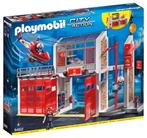PLAYMOBIL 9462 Grote BrandweerKazerne met Helikopter, Ophalen of Verzenden, Nieuw, Complete set
