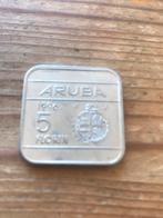 Aruba 5 Florin 1996 circulatie kenmerk ARU 2, Ophalen of Verzenden, Koningin Beatrix, Overige waardes, Losse munt
