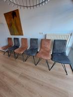 6 eetkamerstoelen van Xooon te koop, Huis en Inrichting, Stoelen, Ophalen, Grijs, Vijf, Zes of meer stoelen