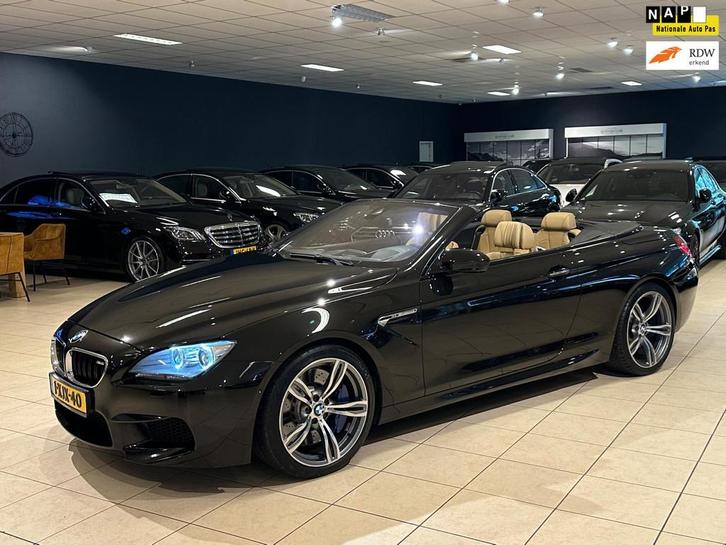 BMW 6-serie Cabrio M6 4.4 V8|INDIVIDUAL|ORIG-NL|B&O|CARBON|H, Auto's, BMW, Bedrijf, Te koop, 6-Serie, 360° camera, ABS, Achteruitrijcamera