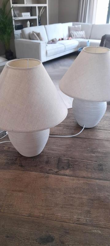 Tafellamp set van 2 creme/beige Lucide  beschikbaar voor biedingen