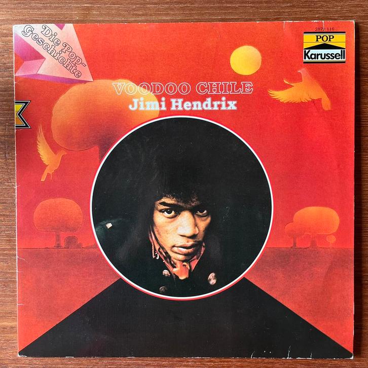 Voodoo Chile Jimi Hendrix vinyl - Pop Karussell, Cd's en Dvd's, Vinyl | Rock, Zo goed als nieuw, Poprock, 12 inch, Ophalen of Verzenden