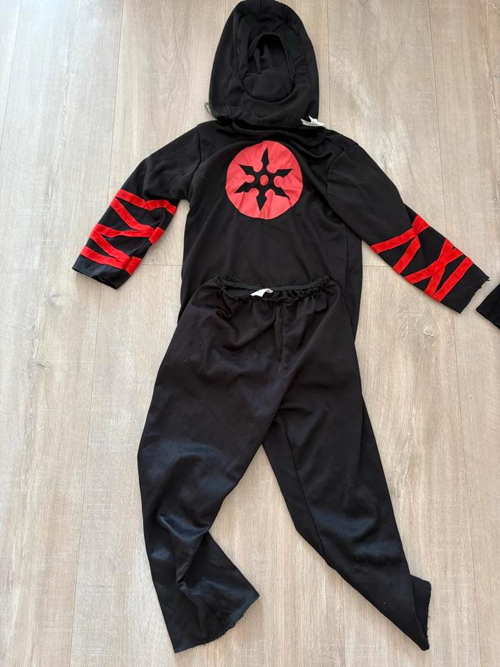 Ninja Verkleedpak Maat 4-6 jaar, Kinderen en Baby's, Carnavalskleding en Verkleedspullen, Zo goed als nieuw, Jongen of Meisje