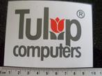 sticker Tulip computers logo, Verzenden, Zo goed als nieuw, Merk