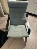 Poäng stoel (IKEA) met kussen, Huis en Inrichting, Ophalen, Hout, Bruin, Zo goed als nieuw