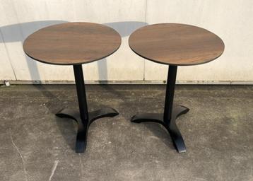 1 stuks horeca bistro terrastafels trespa volkern rond 60 cm beschikbaar voor biedingen