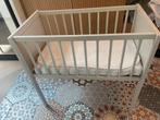 Witte babywieg met matras en topper - Zo goed als nieuw!, Ophalen of Verzenden, Zo goed als nieuw, Wieg
