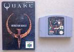 Quake voor de Nintendo 64 + boekje, Spelcomputers en Games, Ophalen of Verzenden, Gebruikt