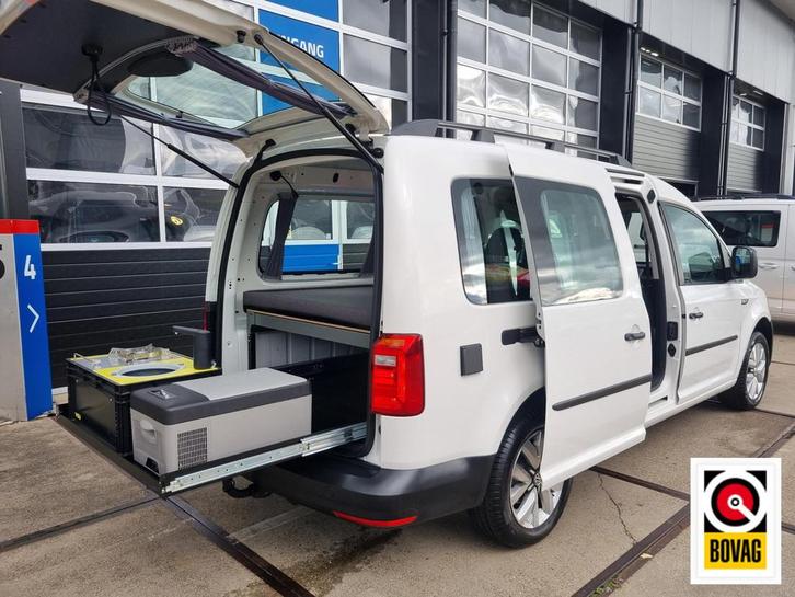 Volkswagen Caddy Maxi 1.0 TSI MINICAMPER / 76.000 KM., Caravans en Kamperen, Campers, Particulier, tot en met 2, Volkswagen, Benzine