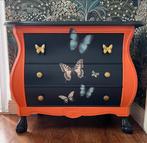 Uniek Buikkastje ‘Vlinder’/ Ladekast / Dressoir, Ophalen, 50 tot 100 cm, Zo goed als nieuw, 3 of 4 laden