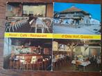 Hotel restaurant d'Olde Hof Gasselte, dubbele uitklapkaart, Verzamelen, Ansichtkaarten | Nederland, Verzenden, 1980 tot heden