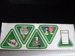 5x sticker mik mak & mon, Verzenden, Zo goed als nieuw, Film, Tv of Omroep