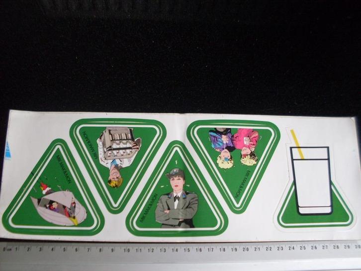 5x sticker mik mak & mon, Verzamelen, Stickers, Zo goed als nieuw, Film, Tv of Omroep, Verzenden