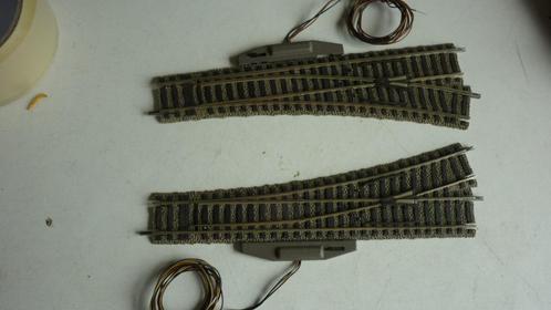 Fleischmann H0 6142 elektrische bochtwissels, Hobby en Vrije tijd, Modeltreinen | H0, Gebruikt, Rails, Wisselstroom, Fleischmann