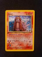 Entei HOLO 1st Edition. Pokémon TCG WOTC Neo Revelation, Ophalen of Verzenden, Zo goed als nieuw, Losse kaart, Foil