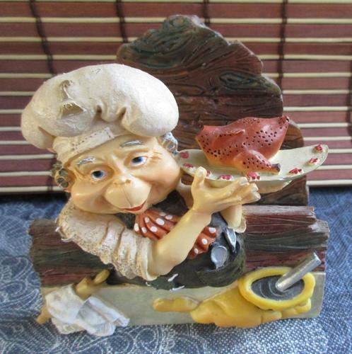 Laaf servethouder / brievenstandaard = de Efteling, Antiek en Kunst, Curiosa en Brocante, Ophalen of Verzenden