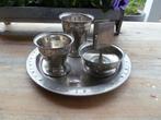 oud zilver kleurig rokers setje, Ophalen of Verzenden