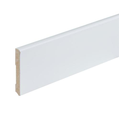 15x MDF plint Berlijn RAL9010 90 x 12mm, Doe-het-zelf en Verbouw, Plinten en Afwerking, Nieuw, Plinten, Mdf, 200 tot 250 cm, Ophalen