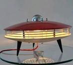 Mid century UFO lamp stijl Louis Kalff tripod convert heater, Ophalen of Verzenden, Gebruikt, Metaal, Minder dan 50 cm