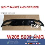 W205 S205 AMG Achterbumper Diffuser origineel Mercedes C Kla, Auto-onderdelen, Ophalen of Verzenden, Gebruikt, Mercedes-Benz