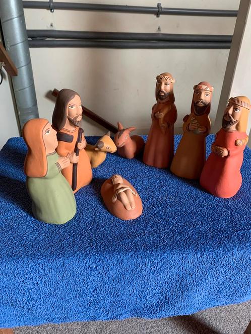 KERSTSTAL uit Peru, aardewerk, Diversen, Kerst, Zo goed als nieuw, Ophalen