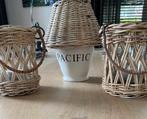Riviera Maison set van 3 / ratan / Pacific, Ophalen, Zo goed als nieuw