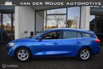 Ford Focus Wagon 1.0 EcoBoost Hybrid Trend Edition|Navi|LED!, Auto's, Stof, Euro 6, Blauw, Origineel Nederlands