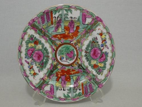 Chinees kanton porselein famille rose bord [237], Antiek en Kunst, Antiek | Porselein, Ophalen