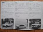 Alfa Romeo modellengamma folder 1960's, Ophalen of Verzenden, Zo goed als nieuw, Alfa Romeo