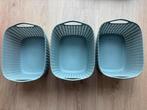3 Curver Knit mandjes, Kunststof, Mand, Ophalen of Verzenden, Zo goed als nieuw