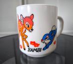 Vintage Melkglas Bambi Beker Disney Arcopal France, Ophalen of Verzenden, Overige stijlen, Kop(pen) en/of Schotel(s), Glas