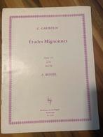 G. Gariboldi - Études Mignonnes, Fluit, Klassiek, Dwarsfluit of Piccolo, Ophalen of Verzenden, Zo goed als nieuw