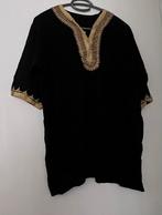 Zwart heren shirt met gouden details maat L (nieuw), Kleding | Heren, Ophalen of Verzenden, Nieuw