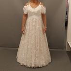 Trouwjurk maat 42 + hoepel en schoenen 38/39, Kleding | Dames, Trouwkleding en Trouwaccessoires, Ophalen of Verzenden
