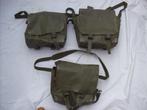 3 x pukkel landmacht PVC met draagriem, Ophalen of Verzenden, Landmacht, Nederland, Embleem of Badge
