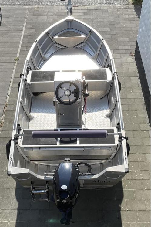 QWEST B420 incl 20pk Tohatsu uit 2024 en trailer, Watersport en Boten, Vis- en Consoleboten, Gebruikt, 10 tot 30 pk, 3 tot 6 meter