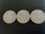 3x 5 Frank Belgie, Setje, Zilver, Ophalen of Verzenden, Zilver