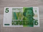 UNC proof / proefserie biljet 5 gulden Vondel 2, 1973, Postzegels en Munten, Bankbiljetten | Nederland, Ophalen of Verzenden, 5 gulden