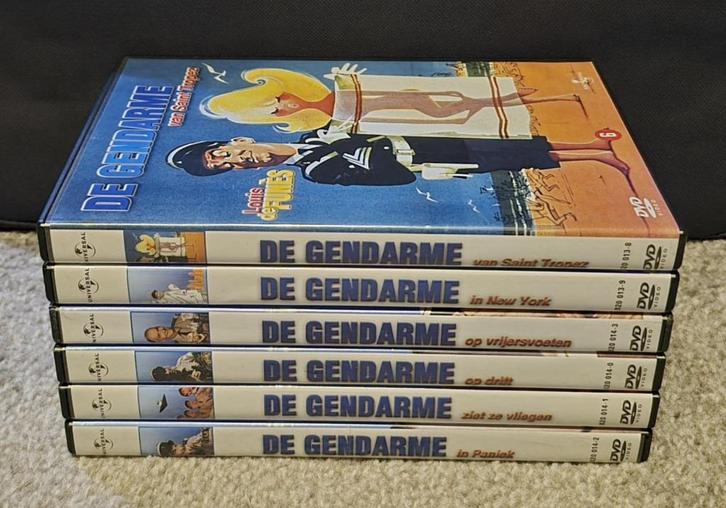 De Gendarme - Complete Serie (louis de funes / 1964-1982), Cd's en Dvd's, Dvd's | Klassiekers, Zo goed als nieuw, Komedie, 1960 tot 1980