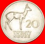 * REEDBUCK: ZAMBIA 20 NGWEE 1968!, Postzegels en Munten, Munten | Afrika, Zambia, Losse munt, Verzenden