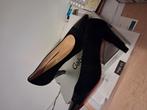 Gabor 41,5 zwart suede/laklleer, rode zool .8cm, met doos,, Kleding | Dames, Schoenen, Pumps, Zwart, Gabor, Nieuw